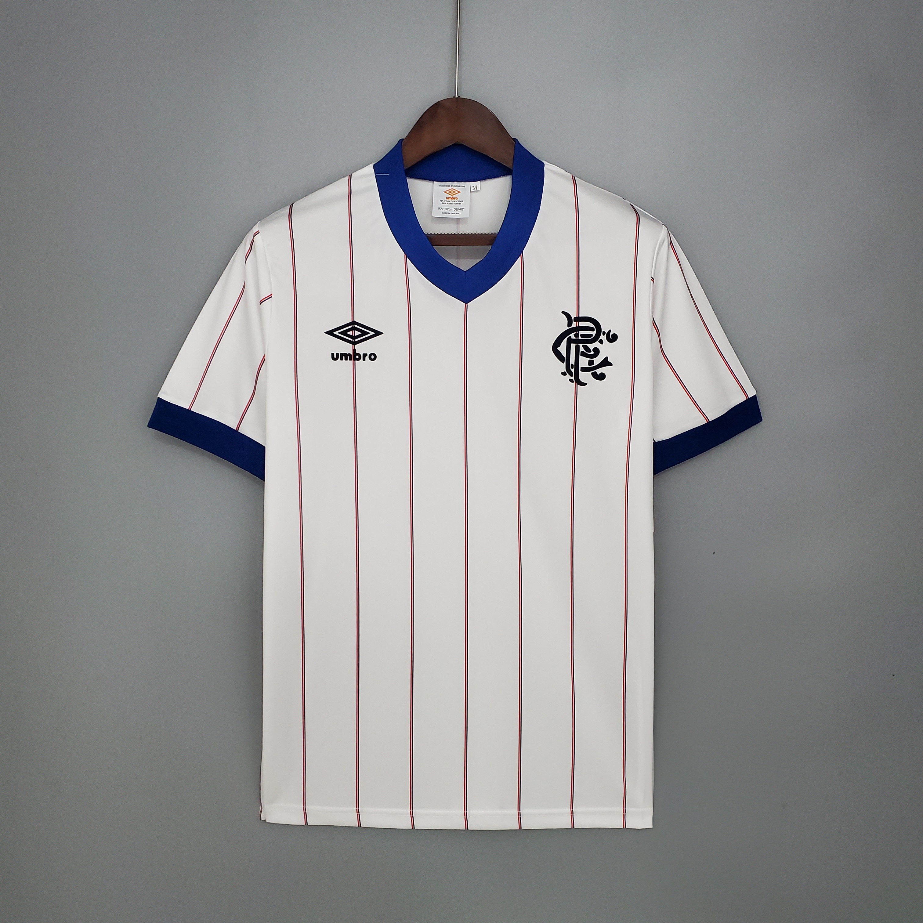 Retro Glasgow Rangers 1982-83 Away Stadium Jersey